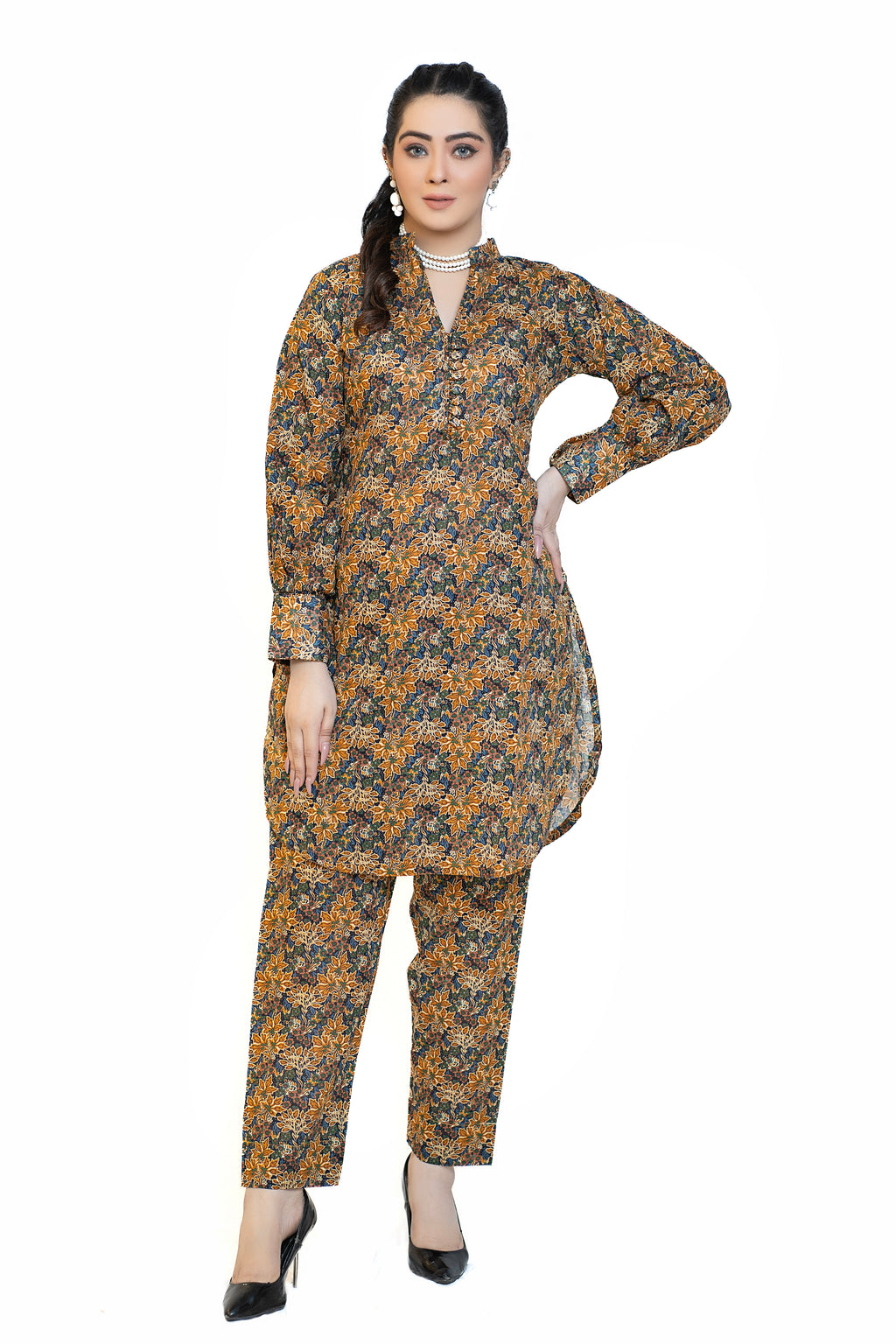 Dhooria lown Suit